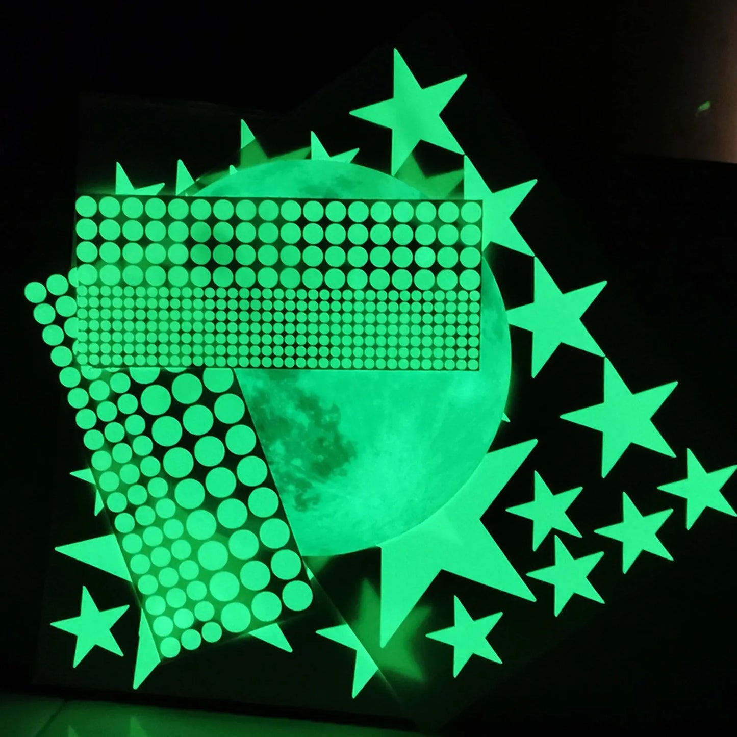 Glow In The Dark Star Galaxy Stickers