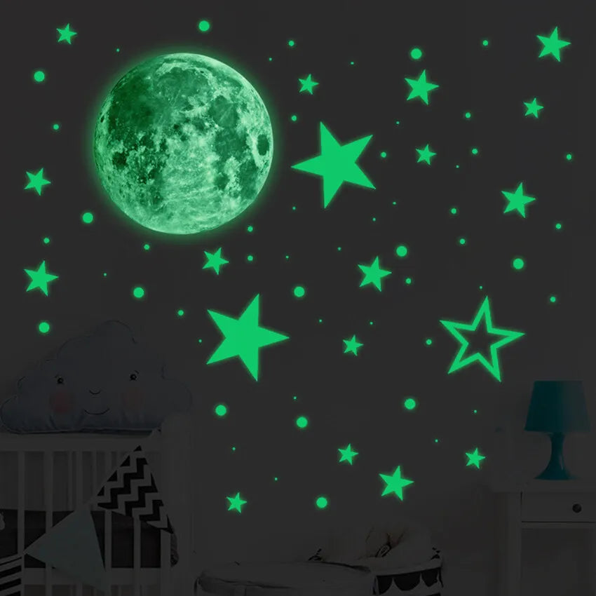 Glow In The Dark Star Galaxy Stickers