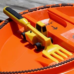 Kids Construction Meal Plate