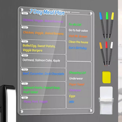Magnetic Fridge Planner