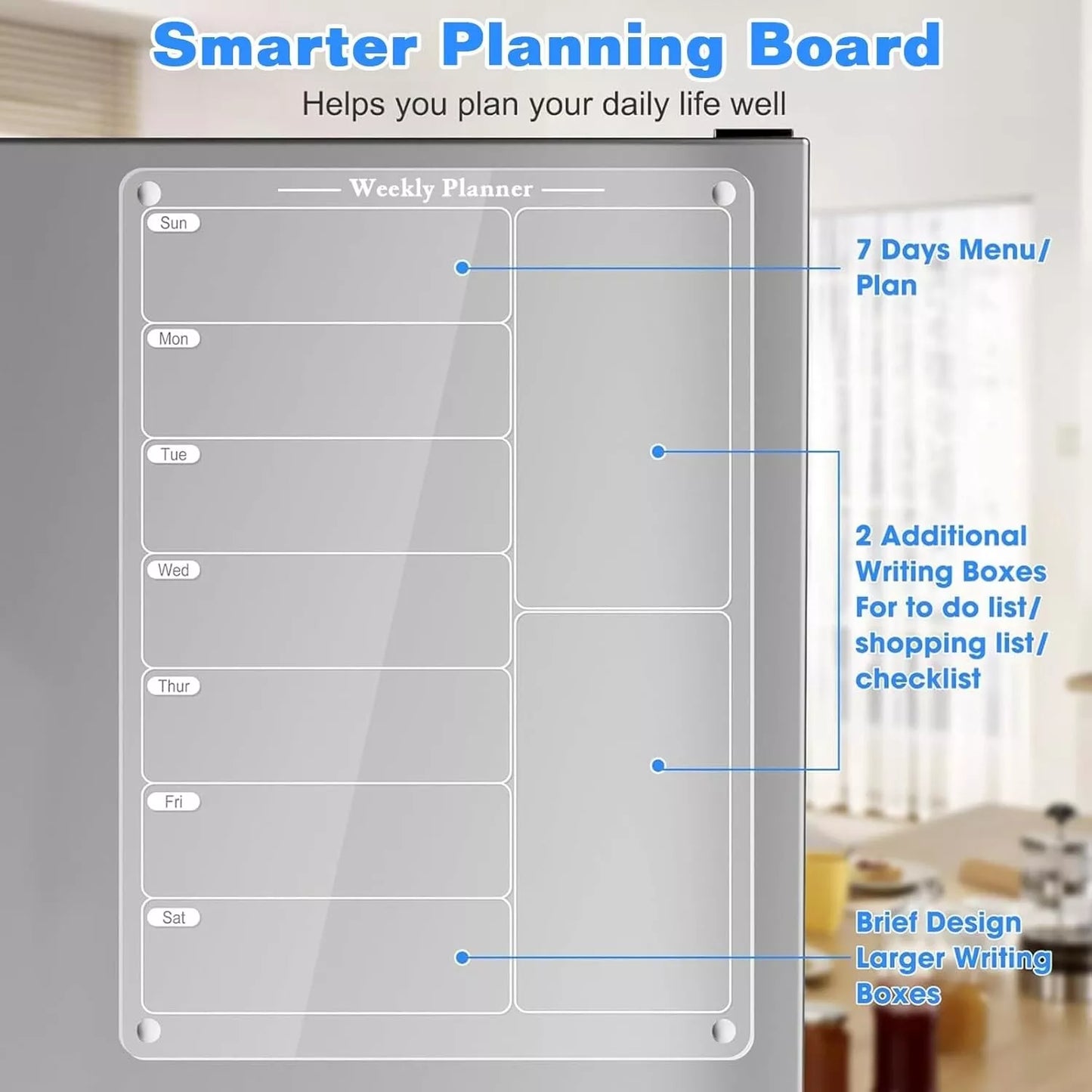 Magnetic Fridge Planner