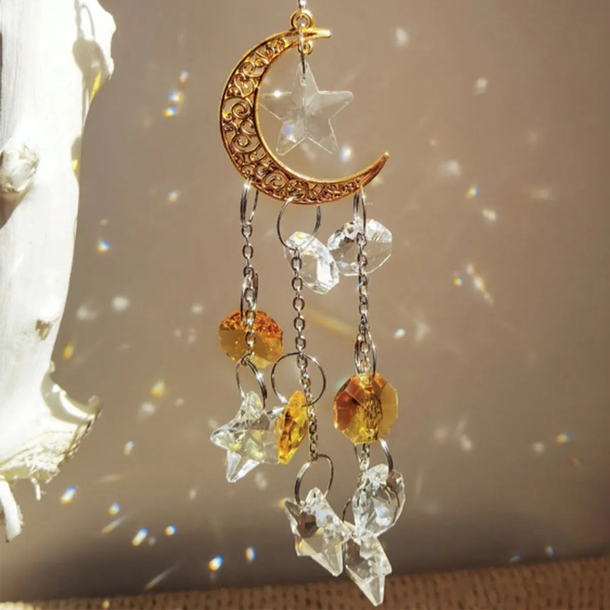 Moon Crystal Sun Catcher