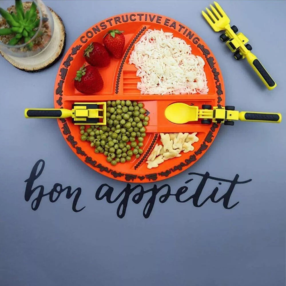 Kids Construction Meal Plate