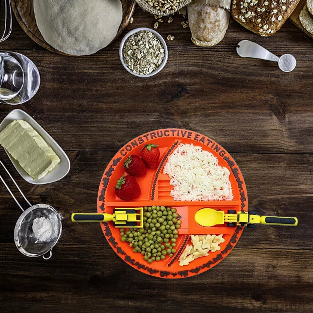 Kids Construction Meal Plate