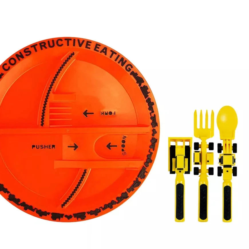 Kids Construction Meal Plate