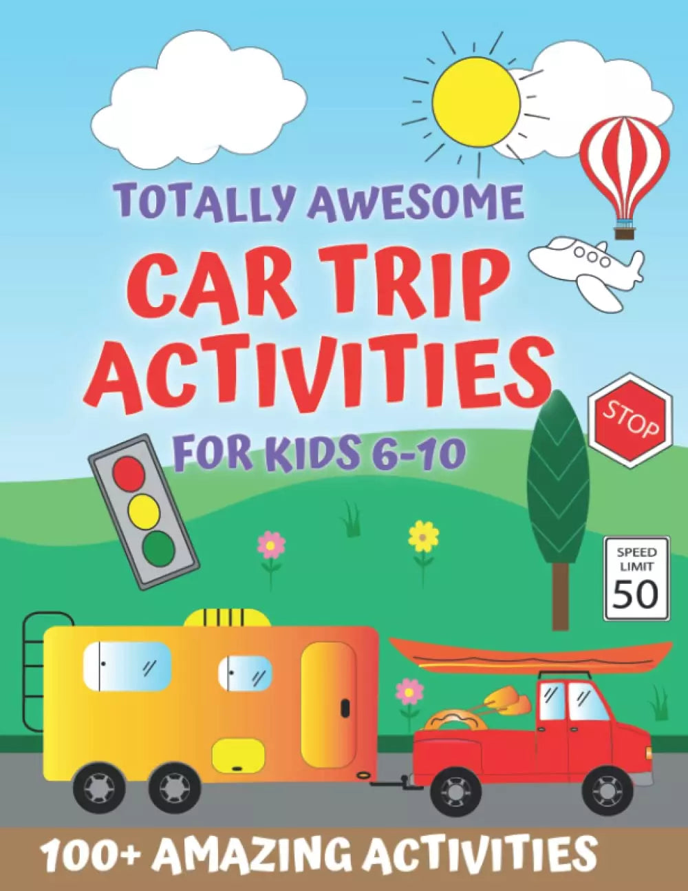 Kids Car Trip Activity Book