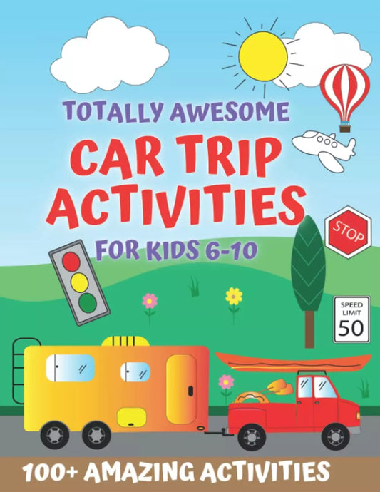 Kids Car Trip Activity Book