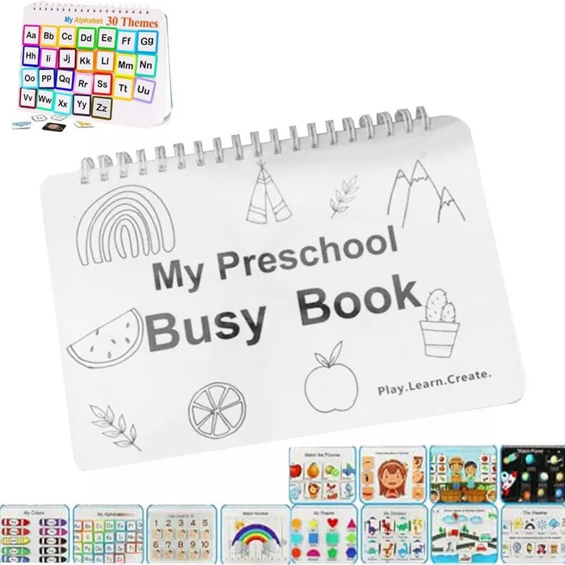 Montessori Preschool Busy Book