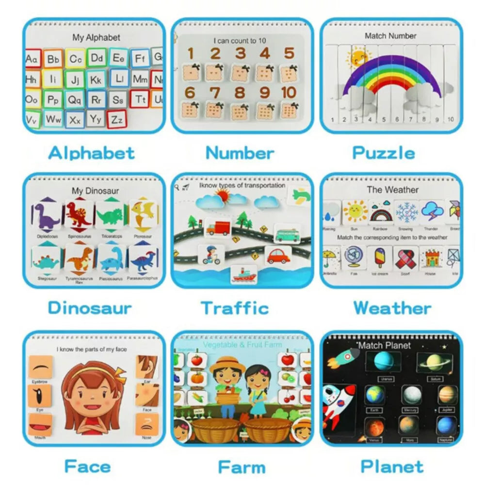 Montessori Preschool Busy Book