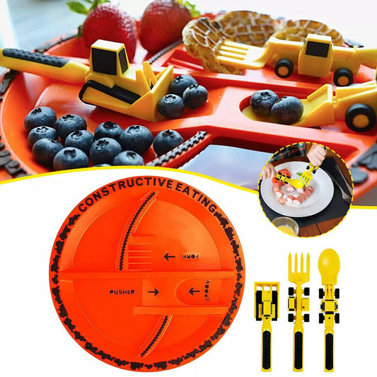 Kids Construction Meal Plate